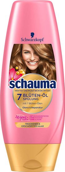 Schauma Schwarzkopf Schauma, Kondicionér na vlasy, 7-květinový olej, 250 ml