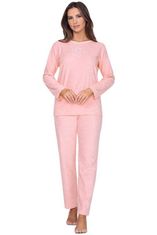 Regina Dámské froté pyžamo Emily růžové růžová M