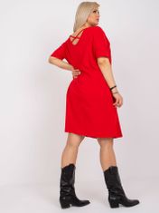 Gemini Dámské šaty SK 6639 - FPrice XXL červená