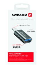 SWISSTEN OTG ADAPTER LIGHTNING(M)/USB-A(F) 55500300 - zánovní