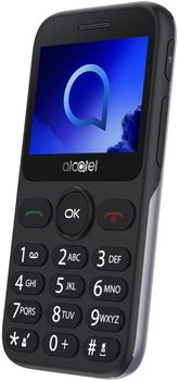 Alcatel 2020, mobil pro důchodce, velká tlačítka, přehledné menu, velké ikony, SOS tlačítko, jednoduché  ovládání
