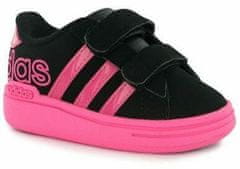Adidas - Derby II Logo Girls Infants Trainers – Black/UltraPop - C7