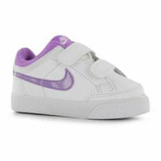 Nike - Capri 3 Leather Trainers Infant Girls – White/Fuchsia - C4 (20)