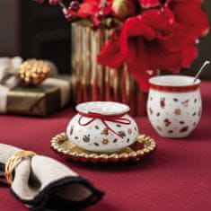 Villeroy & Boch Vánoční svícen na čajovou svíčku TOY'S DELIGHT, bílý