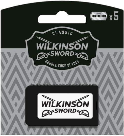 Wilkinson Sword Classic Vintage Edition, Náhradní žiletky pro muže, 5 kusů