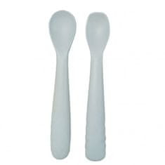 Bo Jungle silikonové lžičky B-Spoon Shape 2ks Grey