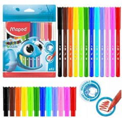 Maped Fixy Mazaki Pens Colorpeps Ocean 12 k