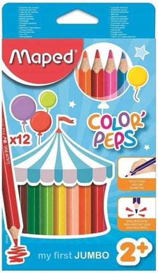 Maped Trojúhelníkové tužky Colorpeps max 12 barev