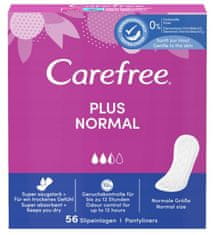 Carefree Carefree, Hygienické vložky Plus Normal, 56 ks