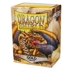 Dragon Shield jednobarevné obaly - Matte Gold (100 ks)