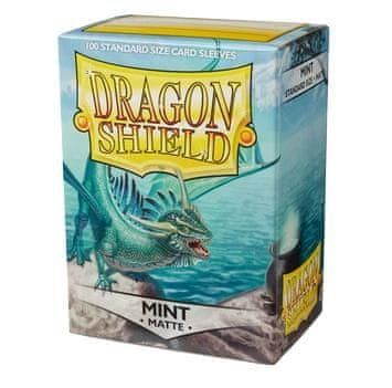 Dragon Shield jednobarevné obaly - Matte Mint (100 ks)