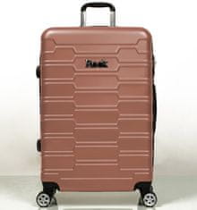 Rock Cestovní kufr ROCK TR-0231/3-L ABS - růžová