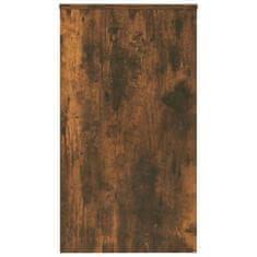 shumee Psací stůl kouřový dub 90 x 40 x 72 cm kompozitní dřevo