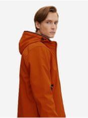 Tom Tailor Oranžová pánská lehká bunda s kapucí Tom Tailor L