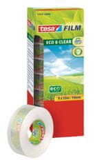 Tesa Tesa, Eco & Clear lepicí páska 19 mm x 33 m, 8 kusů
