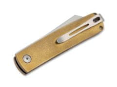 Böker Plus 01BO328 Tenshi Brass džetlumenský nůž 6,8 cm mosaz