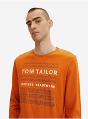 Tom Tailor Oranžové pánské tričko Tom Tailor L