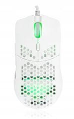 Modecom Herní myš Volcano Shinobi 3327 LED 6200 DPI bílá