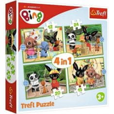 Trefl Puzzle 4 v 1 Happy Bing day