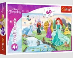 Trefl Puzzle 60 dílků Disney Seznamte se s princeznami