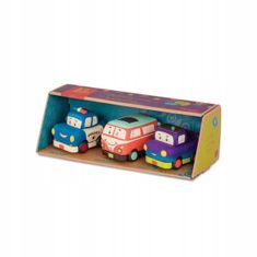 B.toys Mini Wheeee-ls! SET Soft vozy s Pick-upem