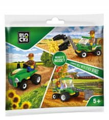 Blocki MyFarm Blocks Sachet - Zemědělský traktor