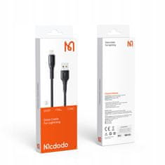 Mcdodo Kabel pro iPhone, vysokorychlostní, krátký, QC 4.0, 20 cm, Mcdodo CA-2260