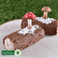 Silikonová formička a žilkovač houby Toadstools and Mushrooms 