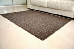 eoshop Kusový koberec Udinese hnědý (Varianta: Kulatý 80 cm průměr)