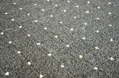 eoshop Kusový koberec Udinese antracit (Varianta: Kulatý 57 cm průměr)