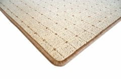 eoshop Kusový koberec Udinese béžový (Varianta: Kulatý 80 cm průměr)