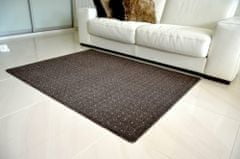 eoshop Kusový koberec Udinese hnědý (Varianta: Kulatý 57 cm průměr)