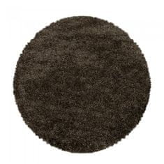 eoshop Kusový koberec Fluffy shaggy 3500 brown (Varianta: 80 x 250 cm)
