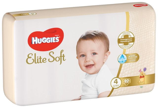 Huggies Elite Soft č.4 - 60ks