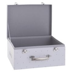 Atmosphera Dětské kartonové kufry šedé 3 ks 28x36x17 cm
