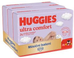 Huggies měsíční balení Ultra Comfort Mega 3, 234 ks