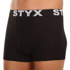 Styx Pánské boxerky sportovní guma černé (G960) - velikost L