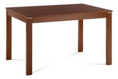 Autronic Dřevěný jídelní stůl Jídelní stůl rozkládací 120+30x80 cm, barva třešeň (BT-6777 TR3)