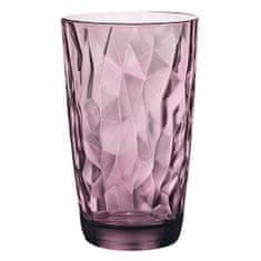 Bormioli Rocco Skleničky , Diamond Cooler Glass | 1394910 | 6 x 470 ml | fialová | 14,35 x 8,52 cm
