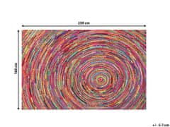Beliani Pestrý bavlněný koberec 160x230 cm MALATYA
