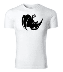 Fenomeno Dětské tričko Nosorožec - bílé Velikost: 110 cm/4 roky