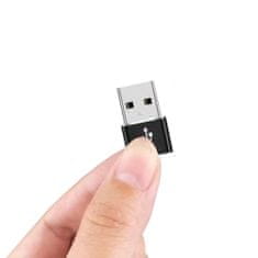 Northix Bezdrátový adaptér USB-C na USB-A – černý 