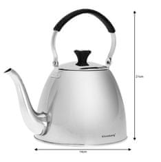 KLAUSBERG Konvice na vaření čaje a bylinek Kb-7456, 1,0 l