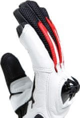 Dainese Moto rukavice MIG 3 UNISEX černo/bílo/lava červené L