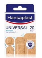 Hansaplast Hansaplast, Universal, omítky různých velikostí, 20 kusů