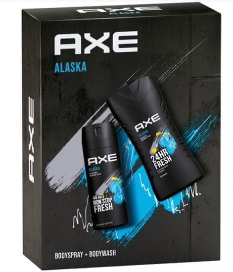Axe Alaska, Deodorant, 150ml + Sprchový gel, 250ml