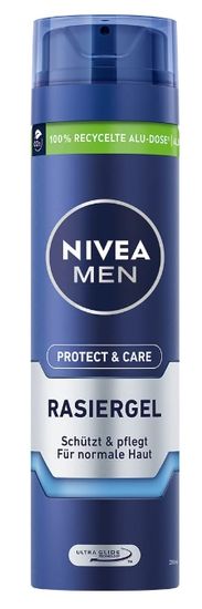 Nivea Nivea Men Protect&Care, Gel na holení, 200 ml