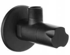 Invena INVENA ZW-49-00C-W Rohový ventil 1/2 "x 3/8", černá - Invena