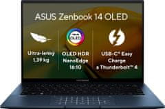 ASUS Zenbook 14 OLED (UX3402, 12th Gen Intel), modrá (UX3402ZA-OLED386W)