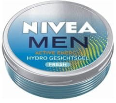 Nivea Nivea Men, Active Energy Hydro, Mycí gel na obličej, 75 ml